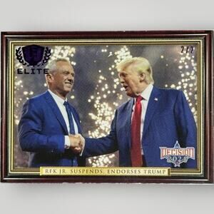 2024 Decision Elite Purple Foil Robert F Kennedy Jr Donald Trump 2/2